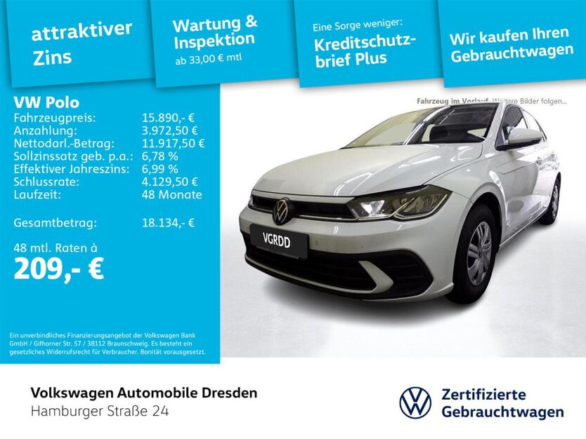 VW Polo 39.882 km 15.890 € Dresden 01067