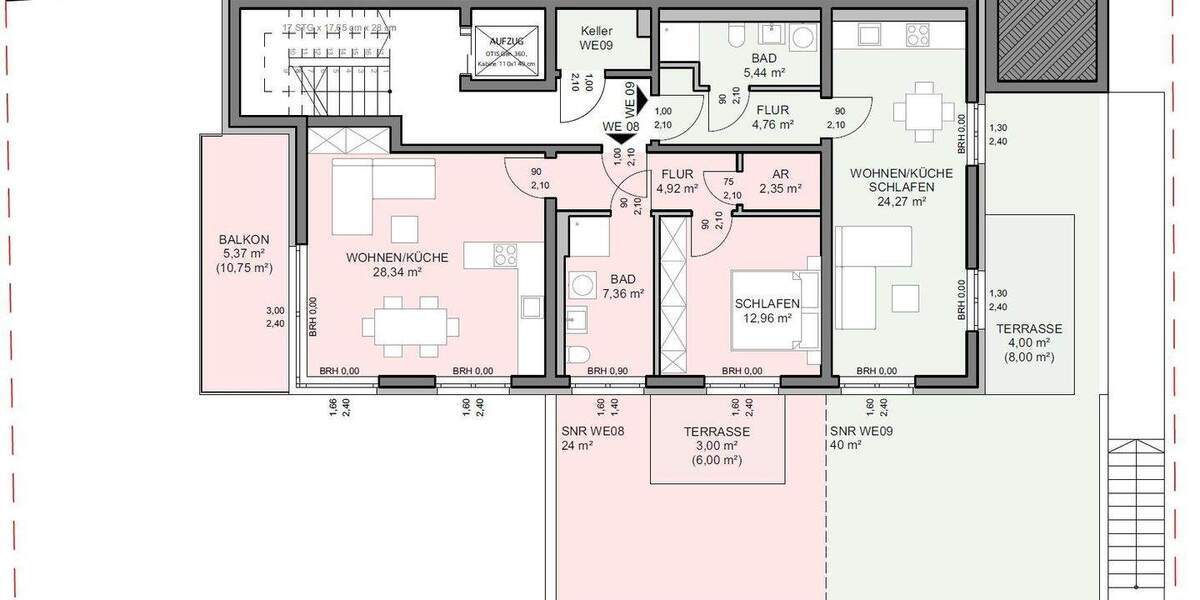 Etagenwohnung Dresden Pieschen-Nord/Trachenberge - 2 Zimmer, 64 m&sup2;, 390.000&euro; | Angebot:25820851